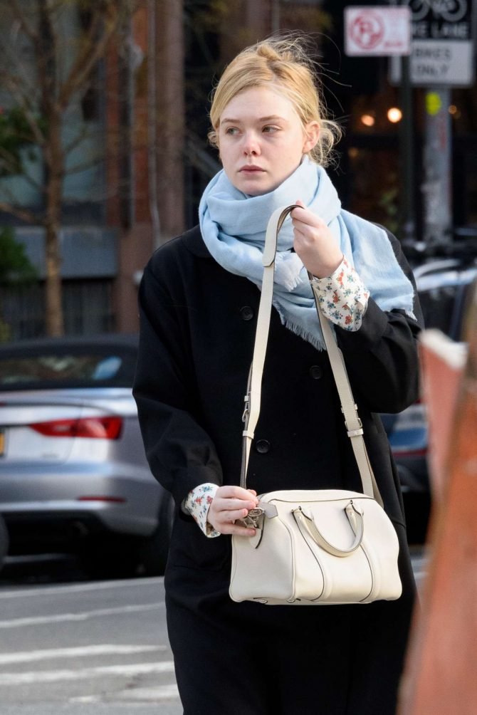 Elle Fanning - Out and about in NYC