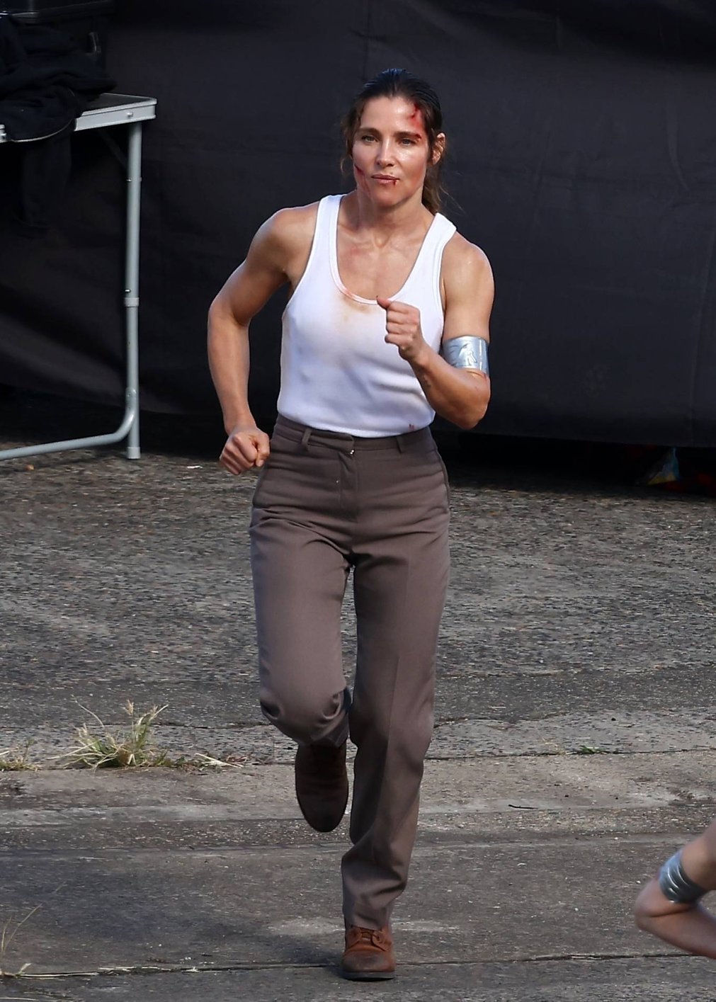 Elsa Pataky 2021 : Elsa Pataky – Pictured on the set of ‘Interceptor’ filming in Sydney -15