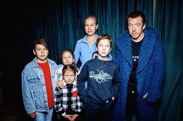 Вячеслав Петкун с семьей
