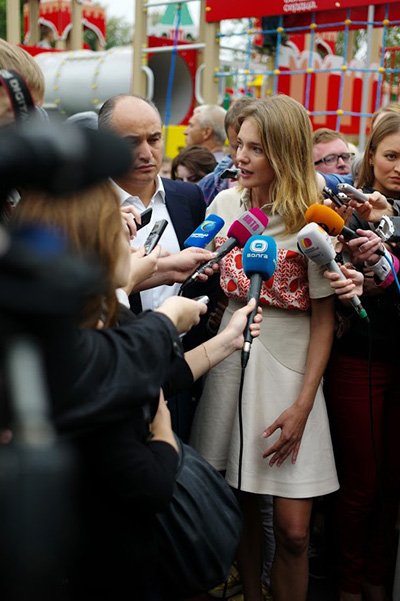 Наталья Водянова открыла 100-й игровой парк
