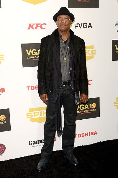 Самюэль Л. Джексон на церемонии Video Game Awards от Spike TV