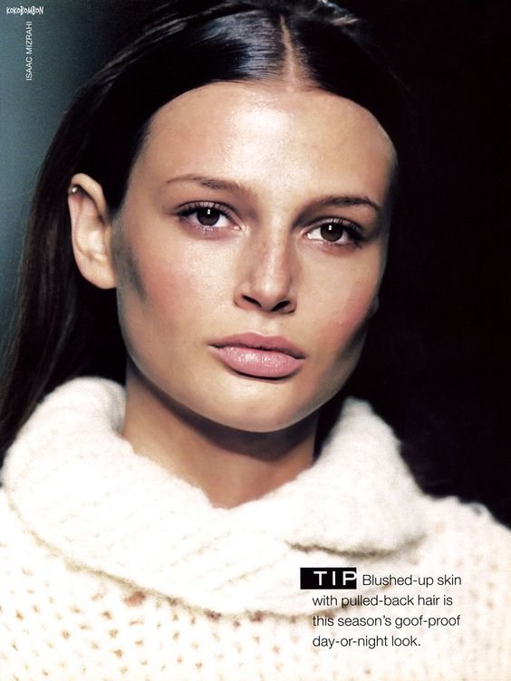 âFall Fashion & Beauty Trendsâ, Marie Claire US, August 1998  Model : Bridget Hall