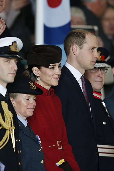 Кейт и Уильям на военном параде