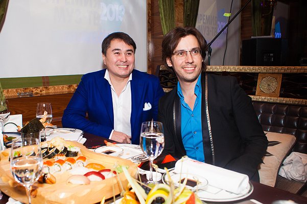 Арман Давлетьяров и Максим Галкин на гала-ужине 