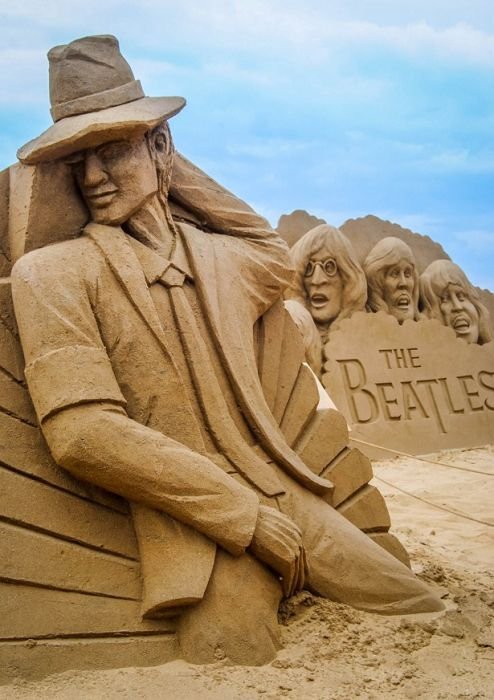 Эпичные скульптуры из песка, достойные места в музее