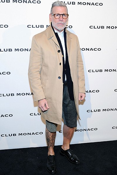 Ник Вустер на открытии бутика Club Monaco