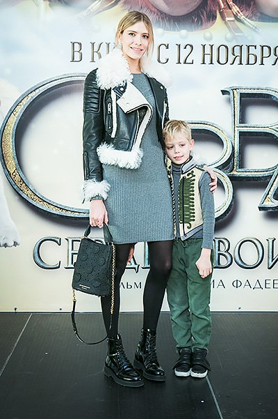 Елена Перминова с сыном
