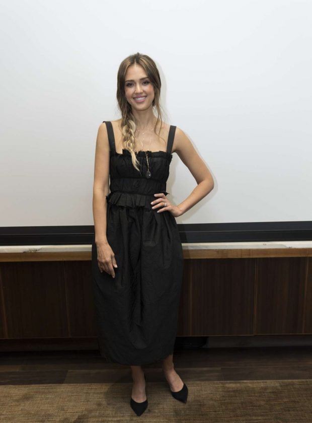 Jessica Alba: Seen at the LAs Finest Press Conference at the Four Seasons Hotel in Beverly Hills-10