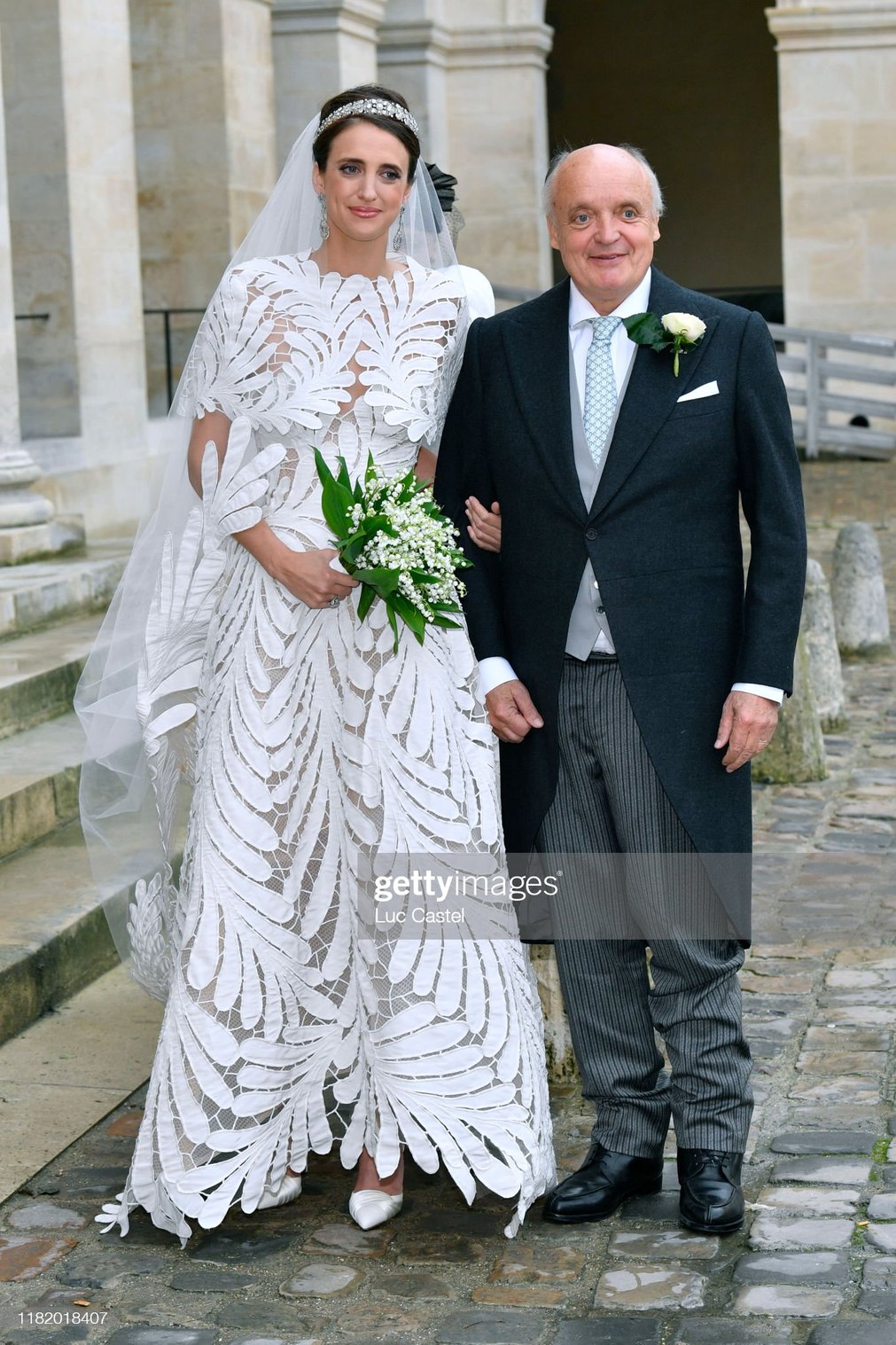 Wedding Of Prince Jean-Christophe Napoleon And Olympia Von Arco-Zinneberg At Les Invalides : News Photo