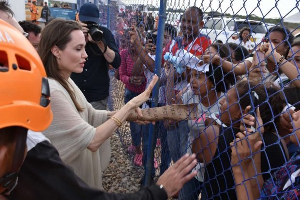 Angelina Jolie: Visits Refugee Camp in Maicao-03