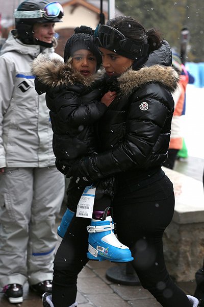 Ким Кардашьян с дочерью Норт