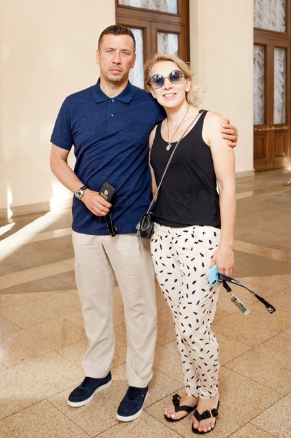 Андрей Мерзликин с женой