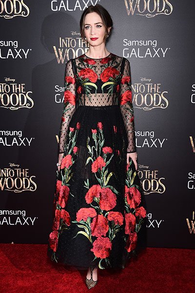 Эмили Блант в платье Dolce & Gabbana на мировой премьере фильма 