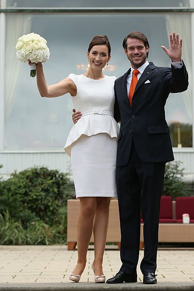 Гражданская церемония бракосочетания принца Феликса и Клэр Ледемахер 1
