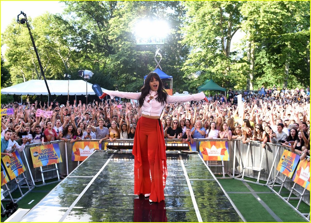 camila cabello performs her hits on good morning america 014117320