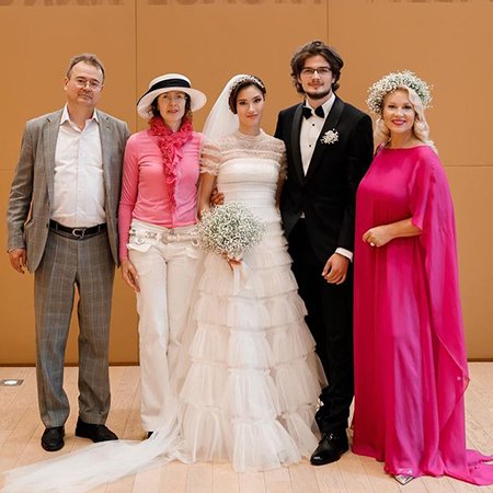 Дина Немцова и Димитрий Матевосов с родителями