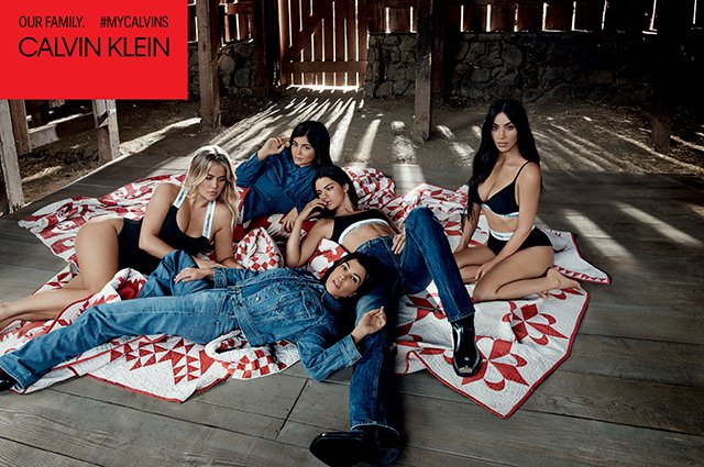 Сестры Кардашьян-Дженнер в новой рекламной кампании Calvin Klein