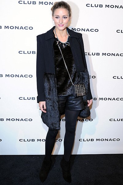 Оливия Палермо на открытии бутика Club Monaco