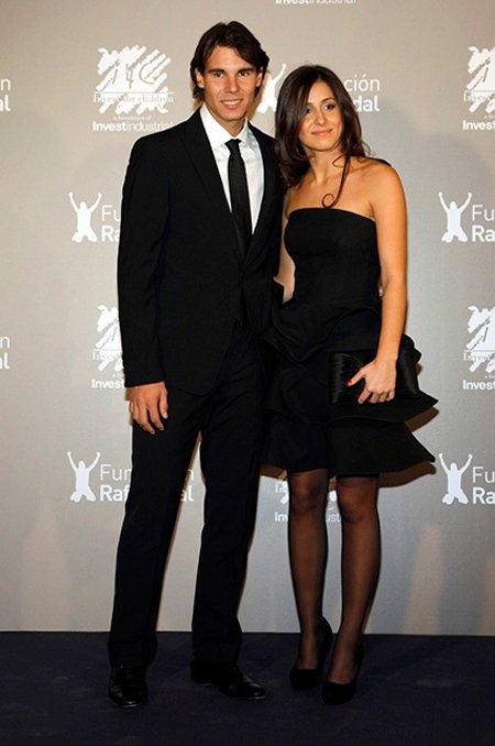 Рафаэль Надаль и Мария Перелло в 2011 году