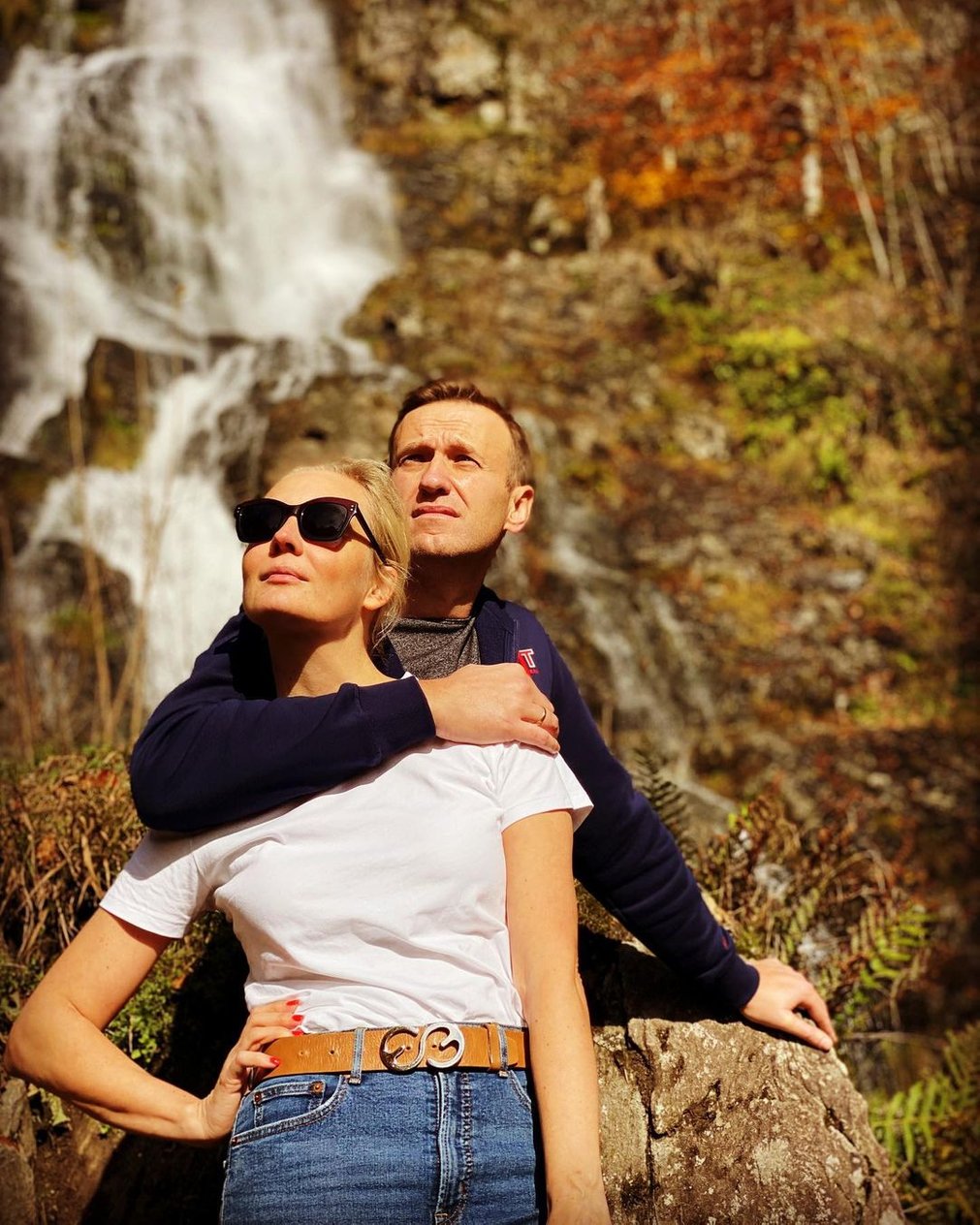 Алексей Навальный с супругой