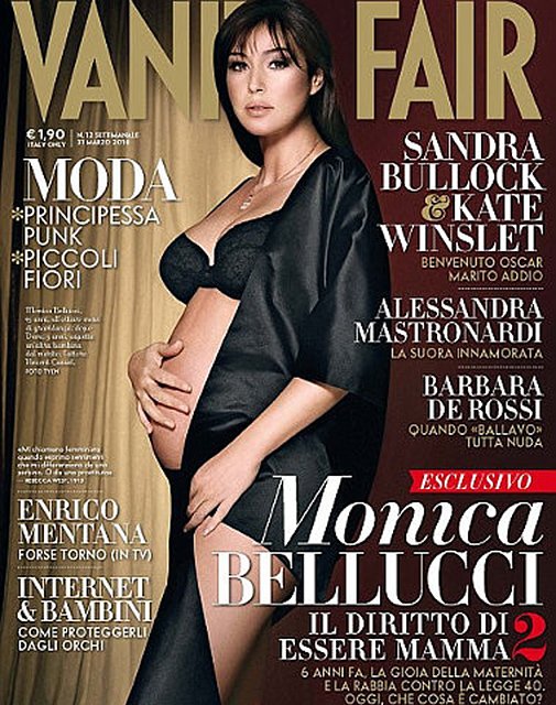 Моника Беллуччи на обложке Vanity Fair. 2010 год