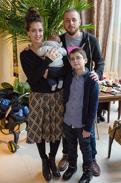 Анастасия Меськова с семьей
