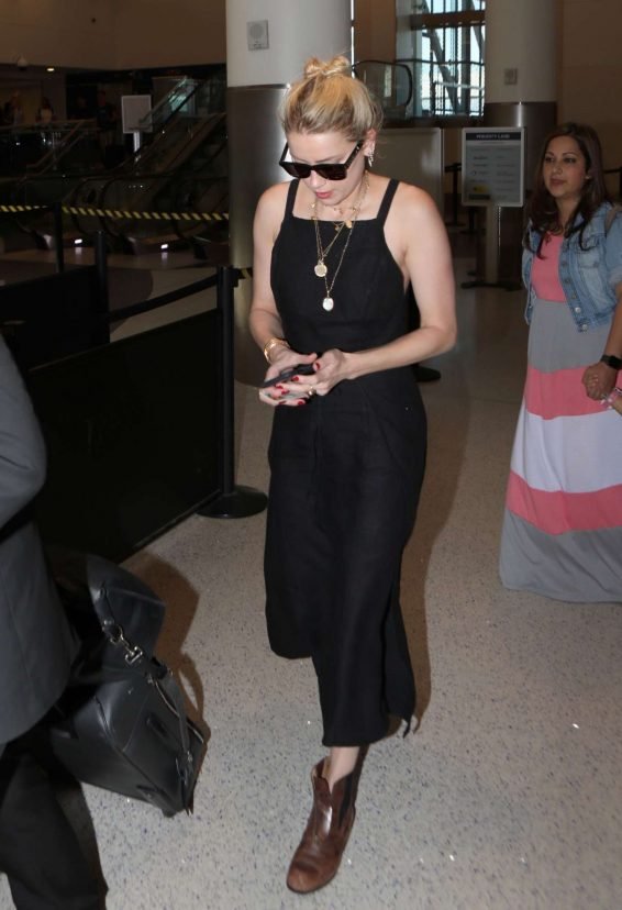 Amber Heard 2019 : Amber Heard â  at LAX airport in Los Angeles-10