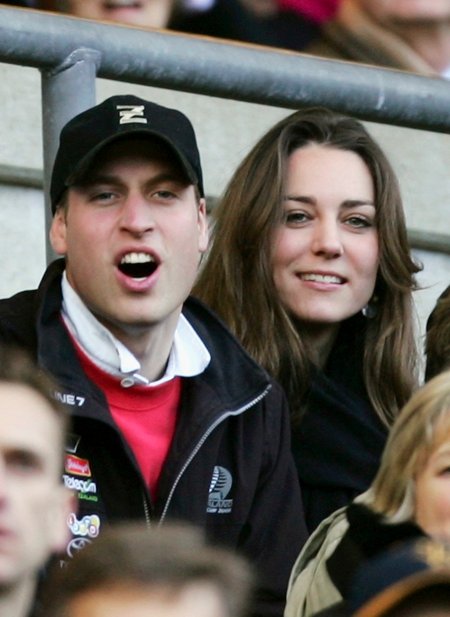 Принц Уильям и Кейт Миддлтон в 2007 году