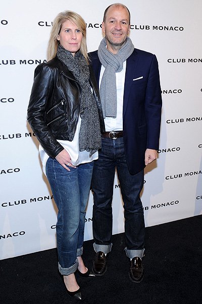 Джон Мехас на открытии бутика Club Monaco 