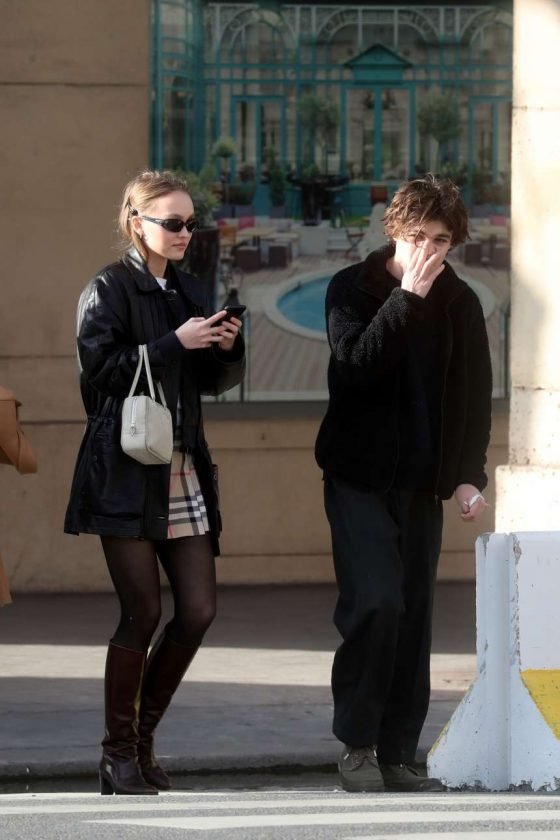 Lily Rose Depp: Out in Paris -08