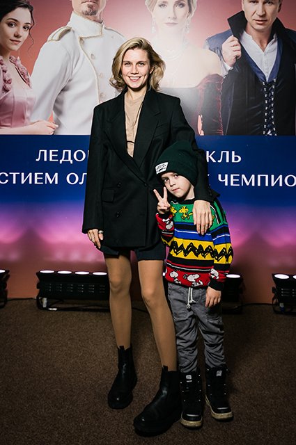 Дарья Мельникова с сыном