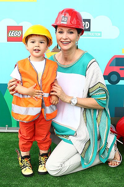 Ольга Кабо с сыном