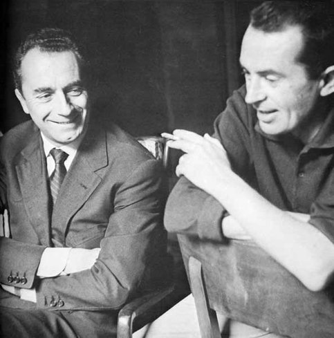 Тонино Гуэрра с Микеланджело Антониони, 1960 г. / Фото: Ассоциация Тонино Гуэрра