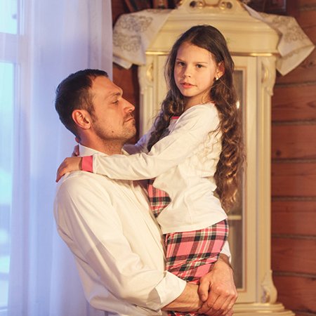 Алексей Луговцов с дочерью
