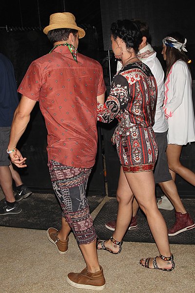 Кэти Перри и Орландо Блум на фестивале Coachella