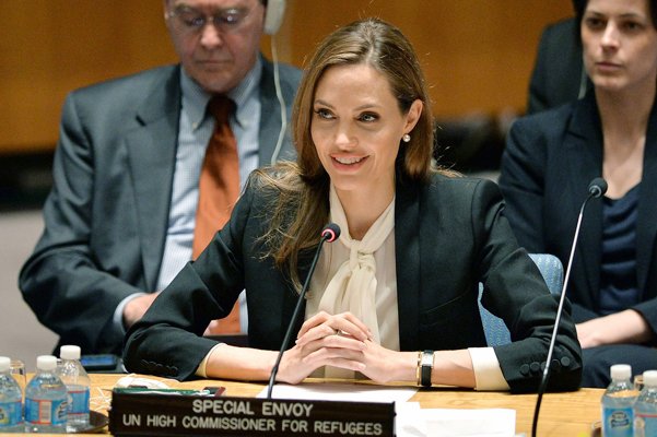 Анджелина Джоли на заседании Совета Безопасности ООН: