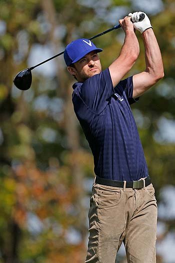 Джастин Тимберлейк сыграл в гольф