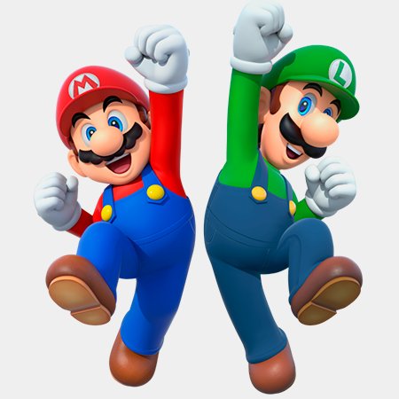 Герои компьютерной игры Марио и Луиджи