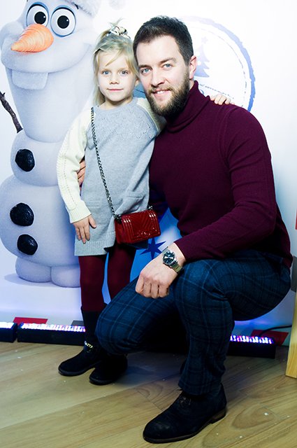 Андрей Карпов с дочкой