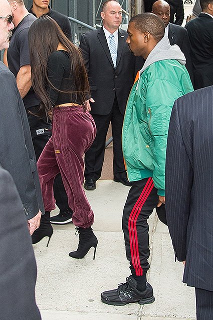 Ким Кардашьян и Канье Уэст в Нью-Йорке, 3 октября