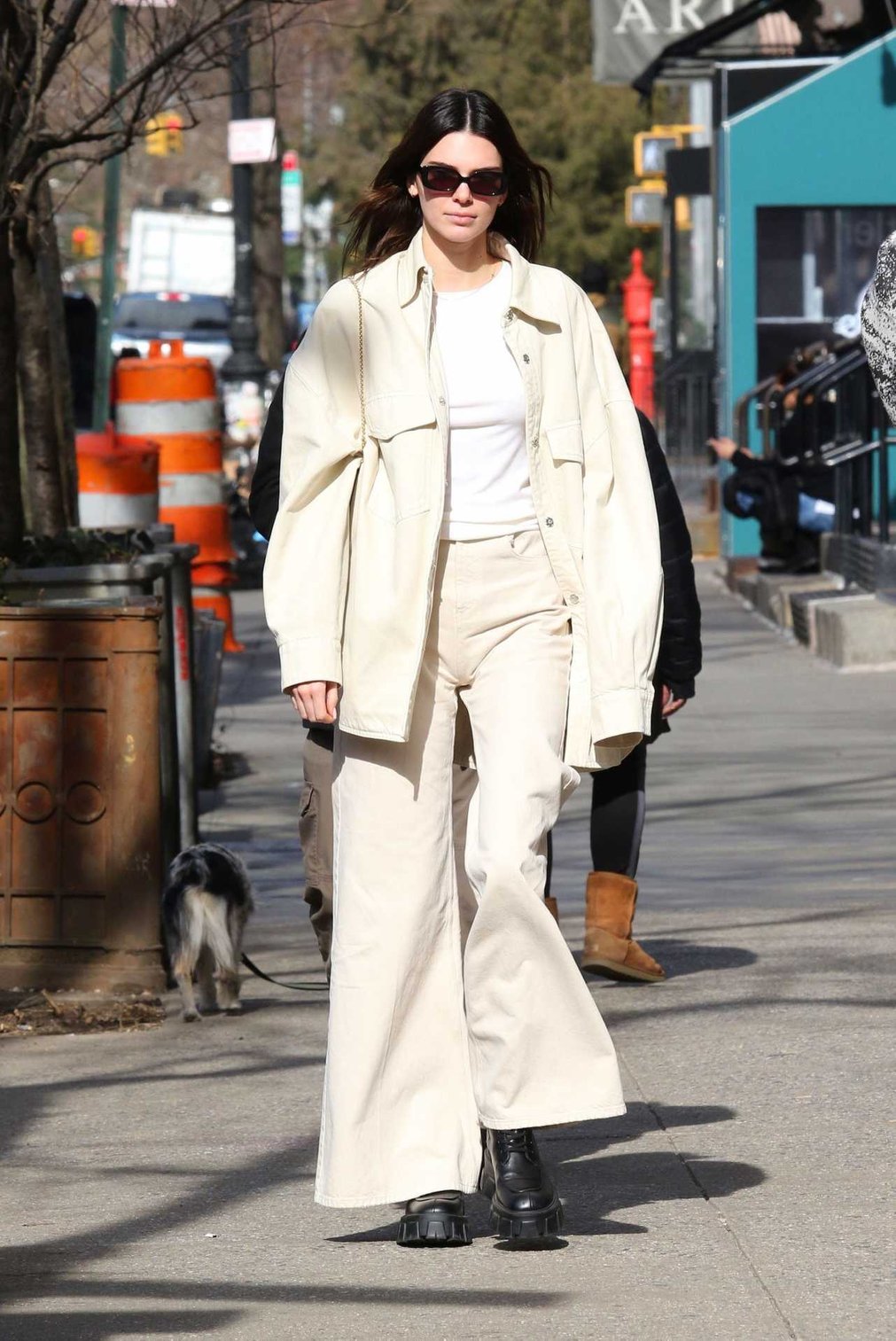 Kendall Jenner 2020 : Kendall Jenner – Goes for a walk with friends after lunch in New York-01