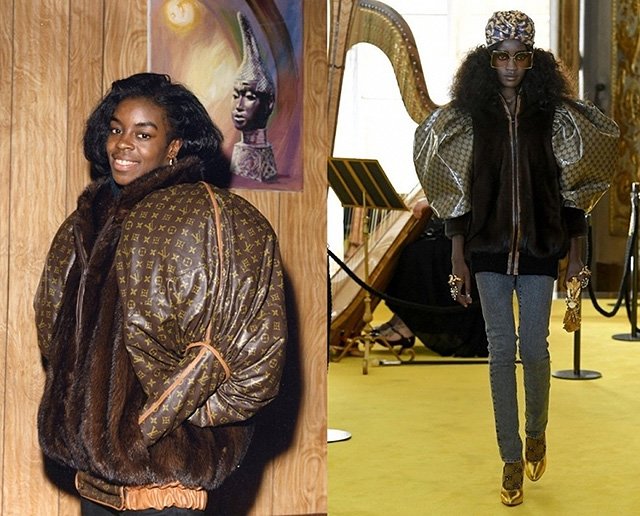 Слева: куртка Дианы Диксон, справа — Gucci Resort 2018