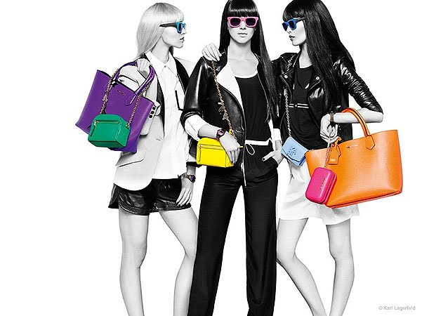 Рекламная кампания весенне-летней коллекции аксессуаров от Karl Lagerfeld