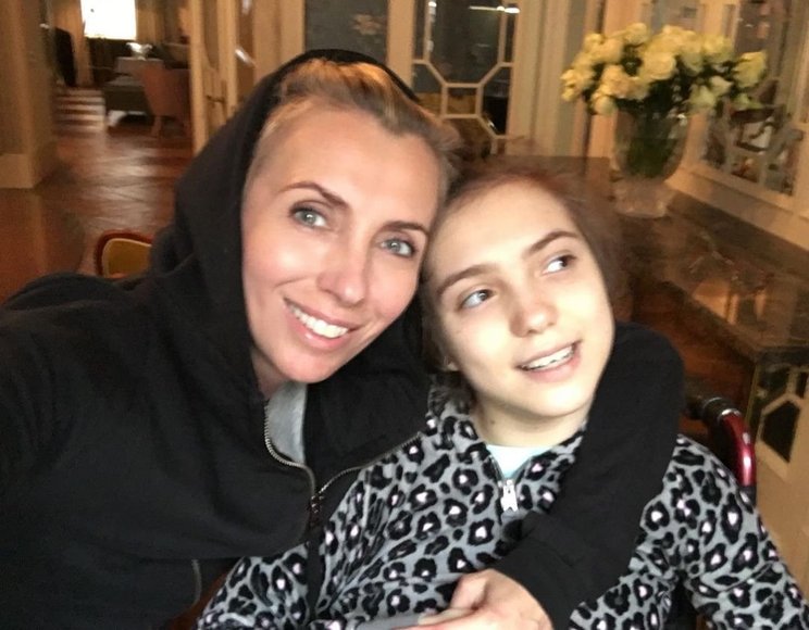 Светлана Бондарчук с дочерью