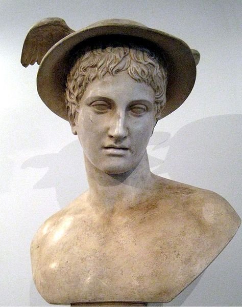 Bust of Hermes (With images) | Greek statue, Roman art, Mythology art