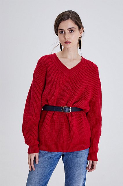 Удлиненный пуловер — 4 450 рублей
