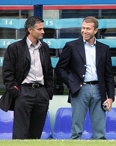 Жозе Моуринью и Роман Абрамович, 2004 год