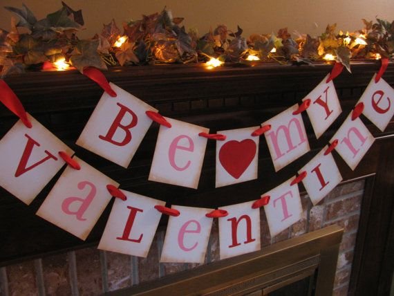 Valentines day banner