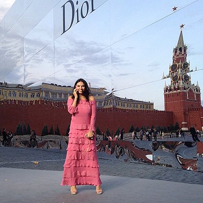 Наталья Синдеева на показе Christian Dior в Москве