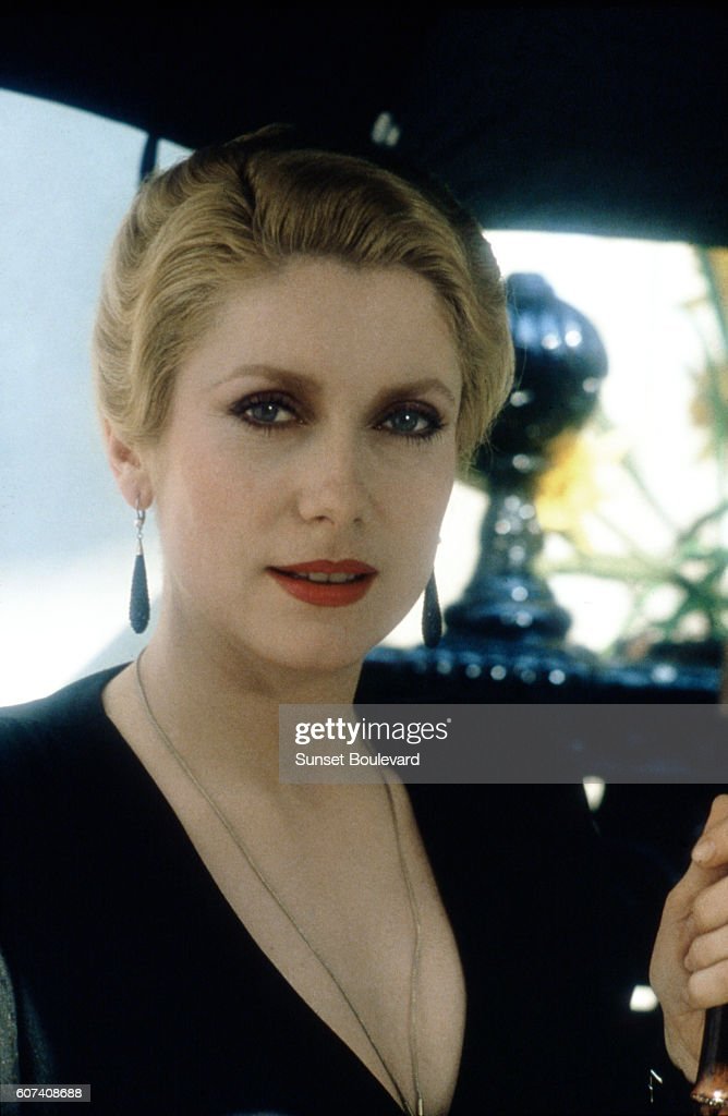 French actress Catherine Deneuve on the set of The Hunger, directed... News  Photo - Getty Images